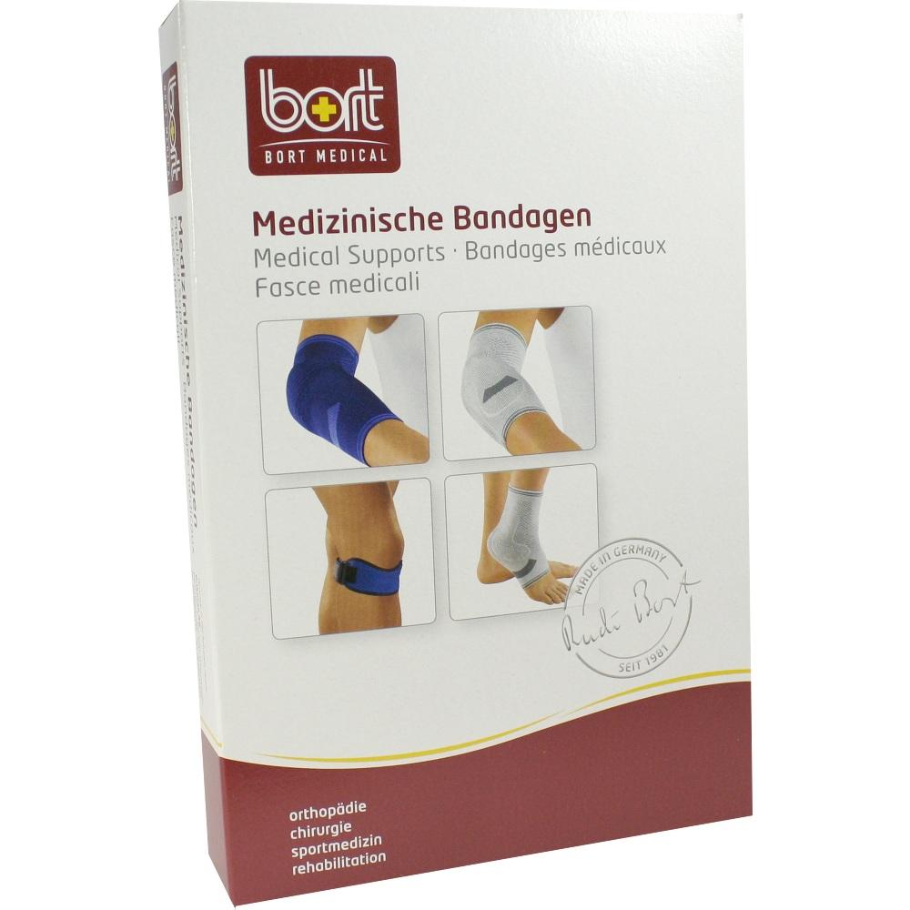 BORT Zweizug Kniestütze medium blau 1 St Bandage
