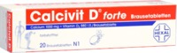 Calcivit D forte 1000mg/880 I.E. 20 St Brausetabletten