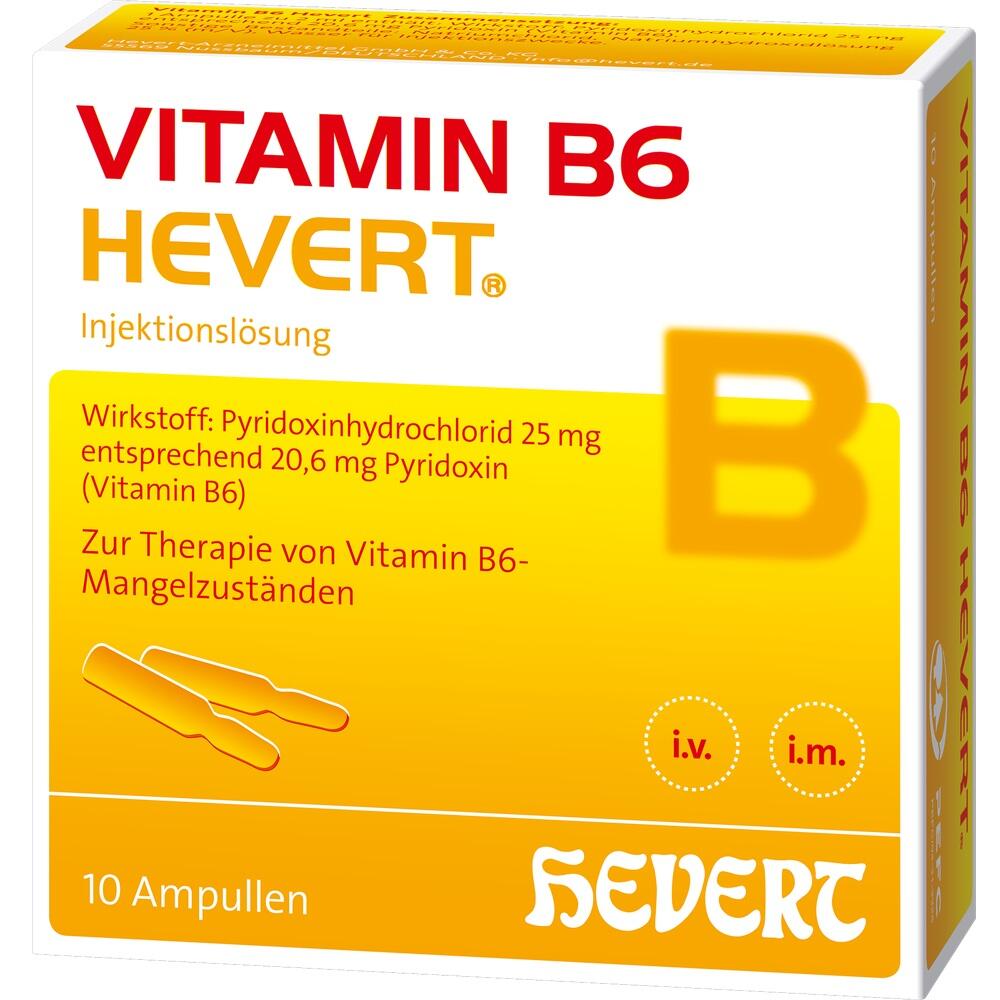 VITAMIN B6 HEVERT 10X2 ml Ampullen