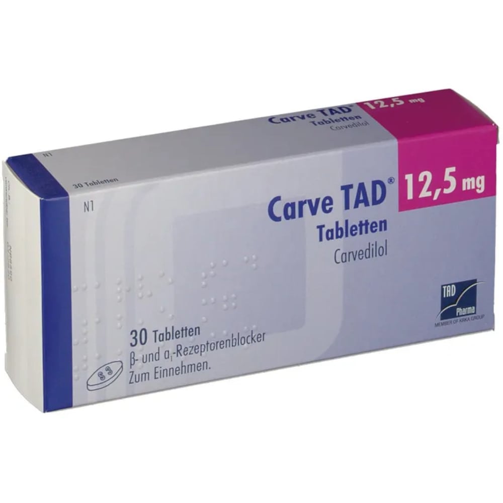 Carve TAD 12,5mg 30 St Tabletten