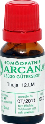 THUJA LM 12 Dilution 10 ml Dilution 10 ml