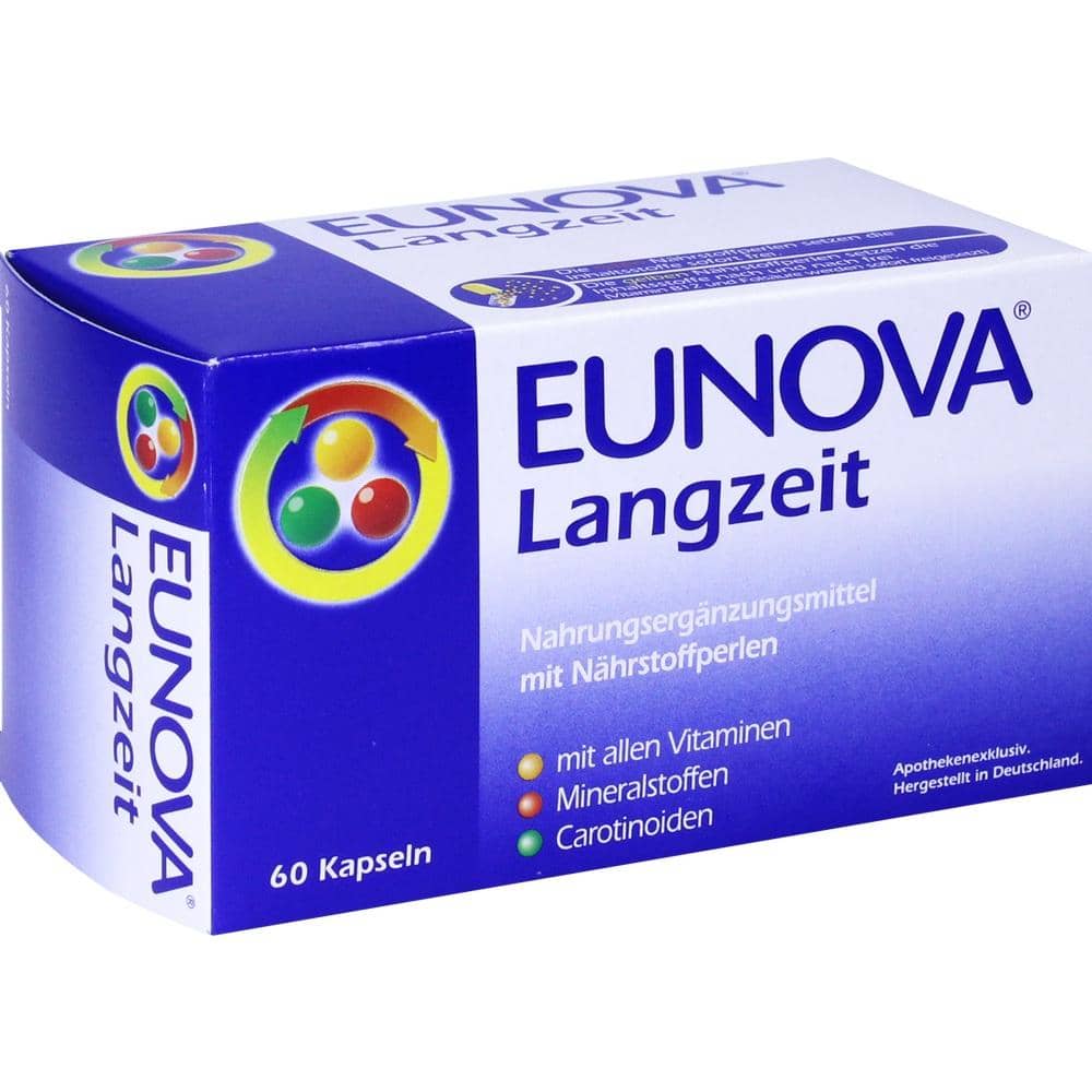 EUNOVA LANGZEIT Multivitamine und Mineralstoffe  60 St Kapseln