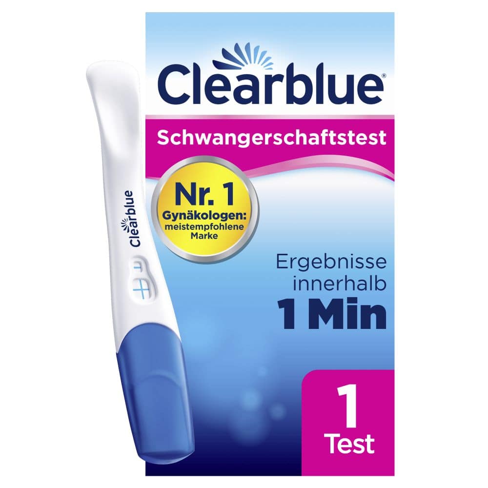 Clearblue Schwangerschaftstest schnelle Erkennung 1 St Test