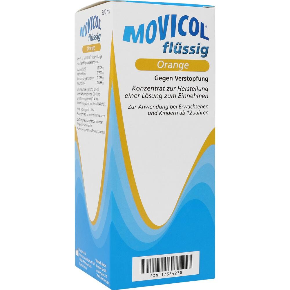 MOVICOL flüssig Orange 500 ml Konzentrat MOVICOL flüssig Orange 500 ml Konzentrat