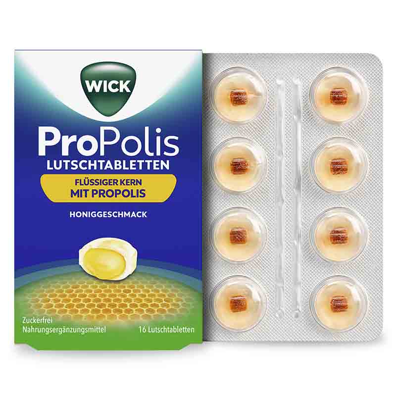 WICK ProPolis Lutschtabletten 16 St Lutschtabletten