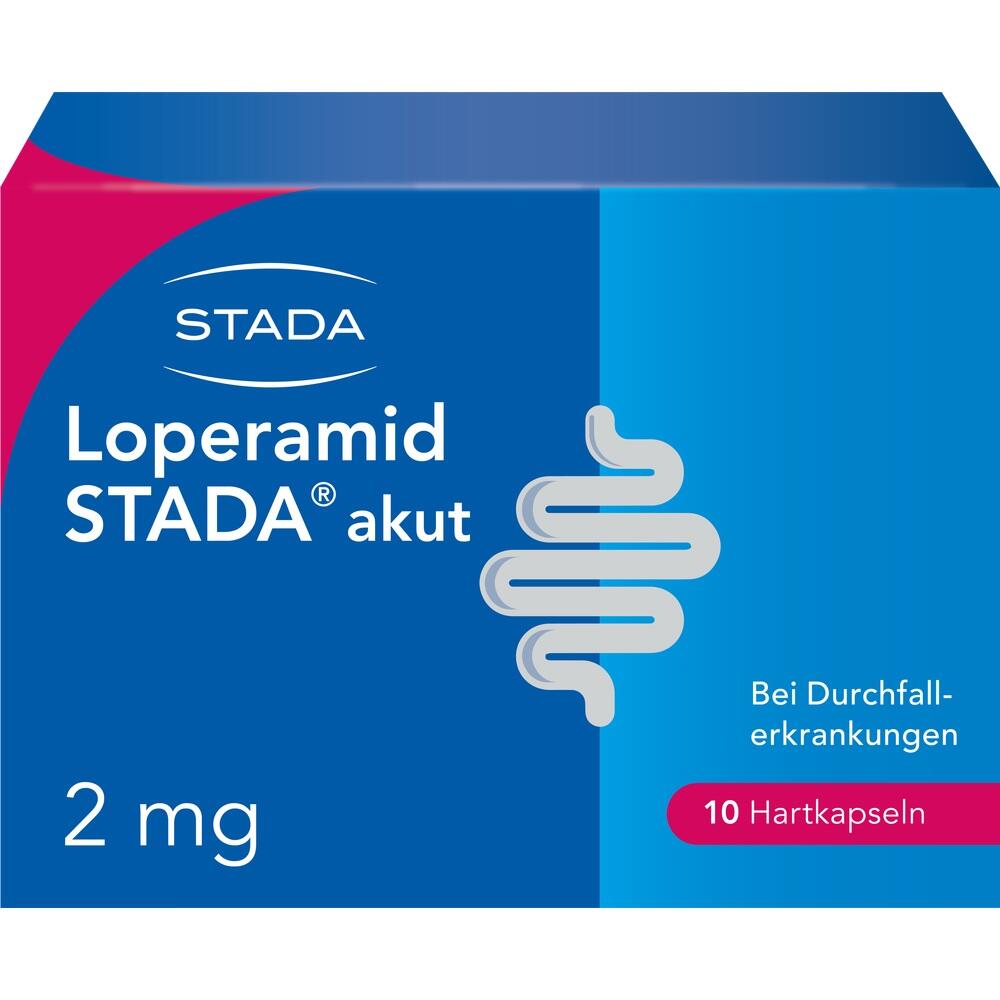 Loperamid STADA akut 2 mg 10 St Hartkapseln