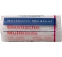 Mullbinde elastisch 10 cm x 4m 1 St Binden