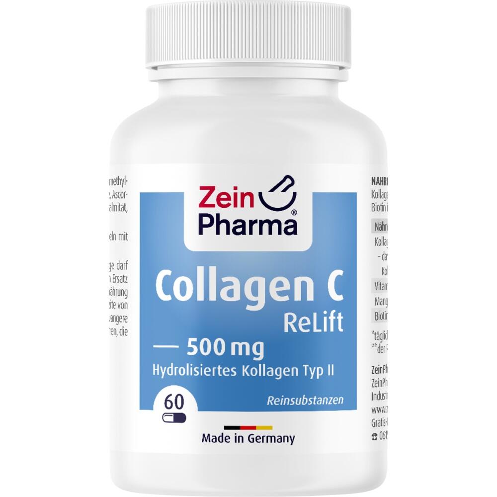 Zein Pharma Collagen C ReLift 500 mg 60 St Kapseln