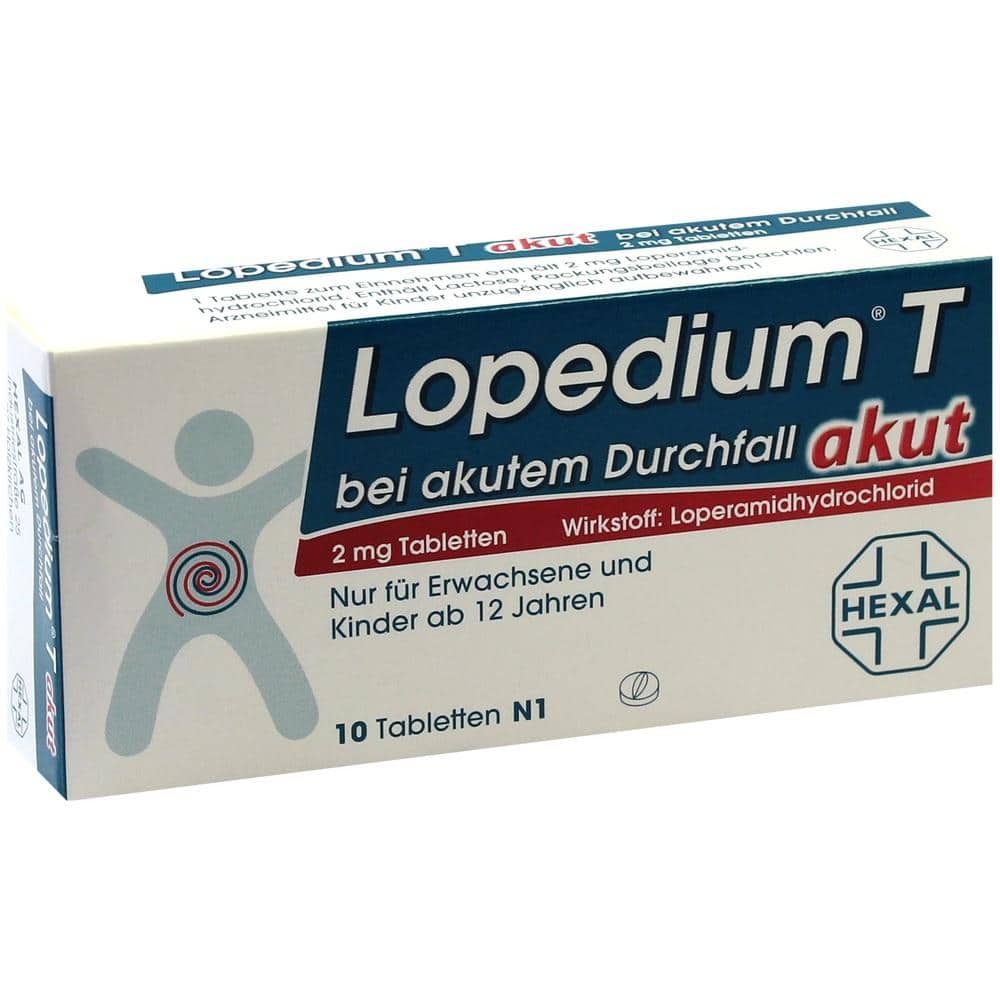 Lopedium T akut bei akutem Durchfall 10 St Tabletten