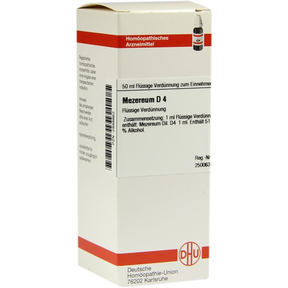 MEZEREUM D 4 Dilution 50 ml Dilution