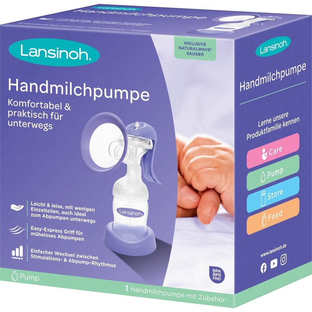 LANSINOH Handmilchpumpe Weithals 1 St