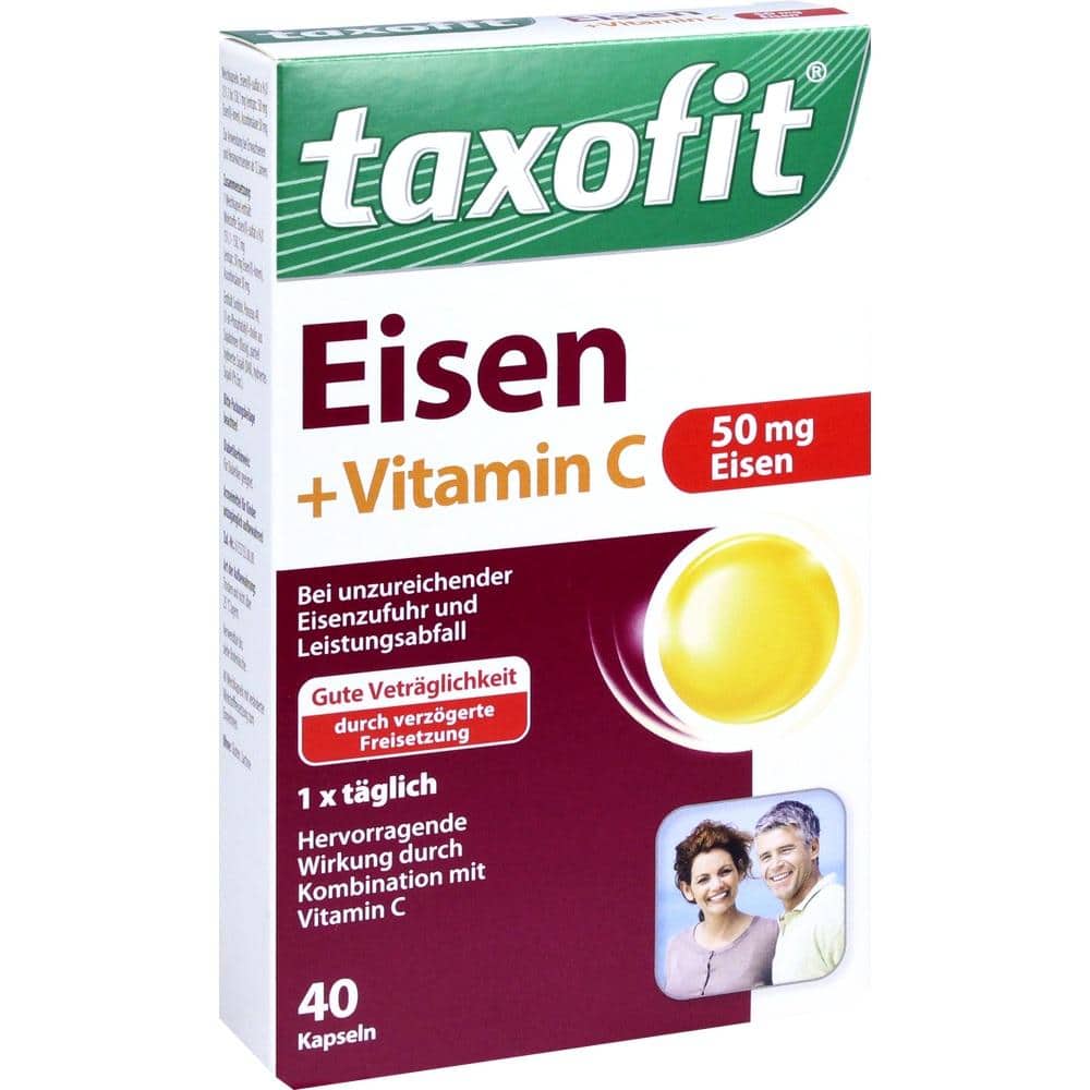 Taxofit Eisen+Vitamin C 40 St Weichkapseln