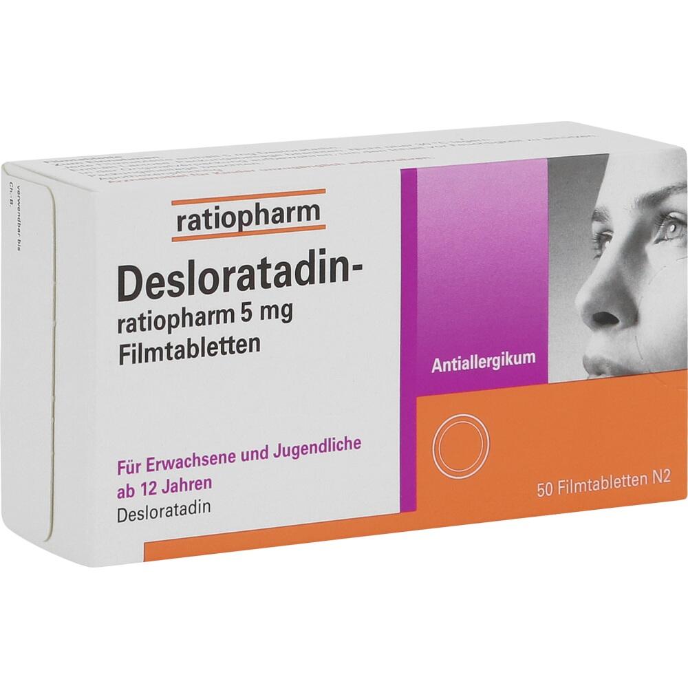 Desloratadin ratiopharm - bei Allergien 50 St Filmtabletten