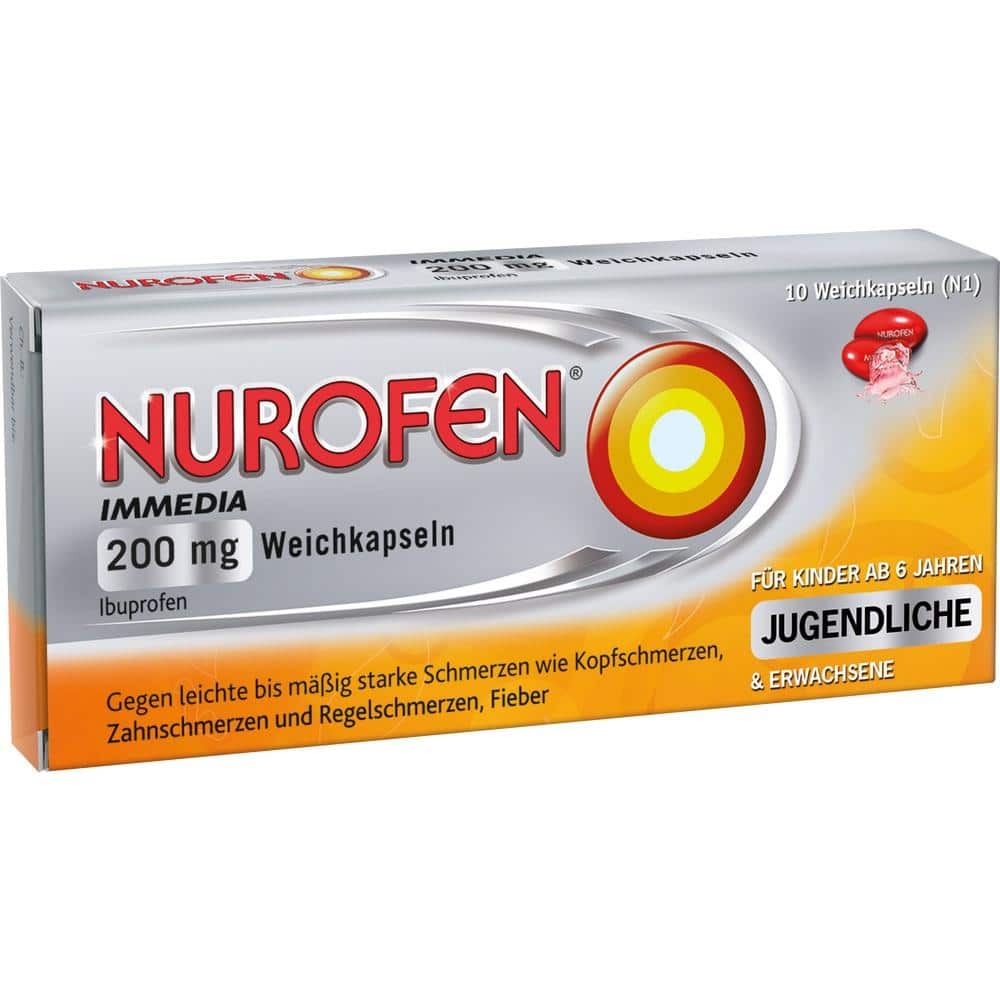 NUROFEN Immedia 200mg  10 St Weichkapseln