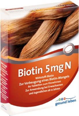 GESUND LEBEN Biotin 5 mg N  60 St Tabletten