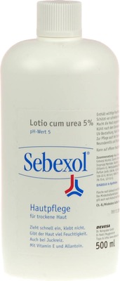 SEBEXOL Lotio cum urea 5% 500 ml Emulsion