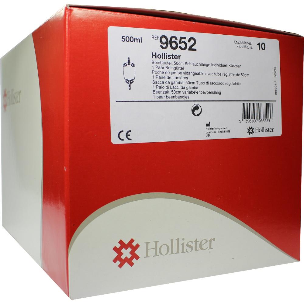 HOLLISTER Urin Beinbtl.m.Ablauf 500 ml unsteril 10 St Beutel