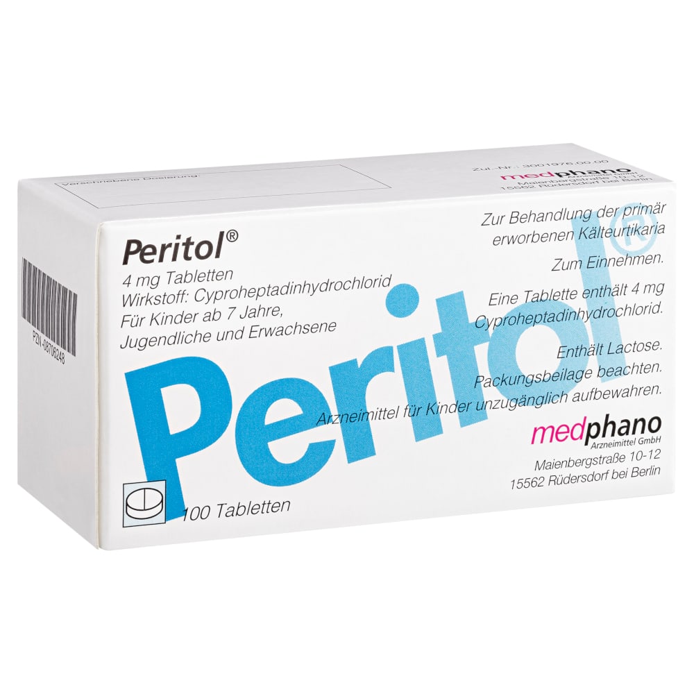 PERITOL 4 mg Tabletten 100 St Tabletten