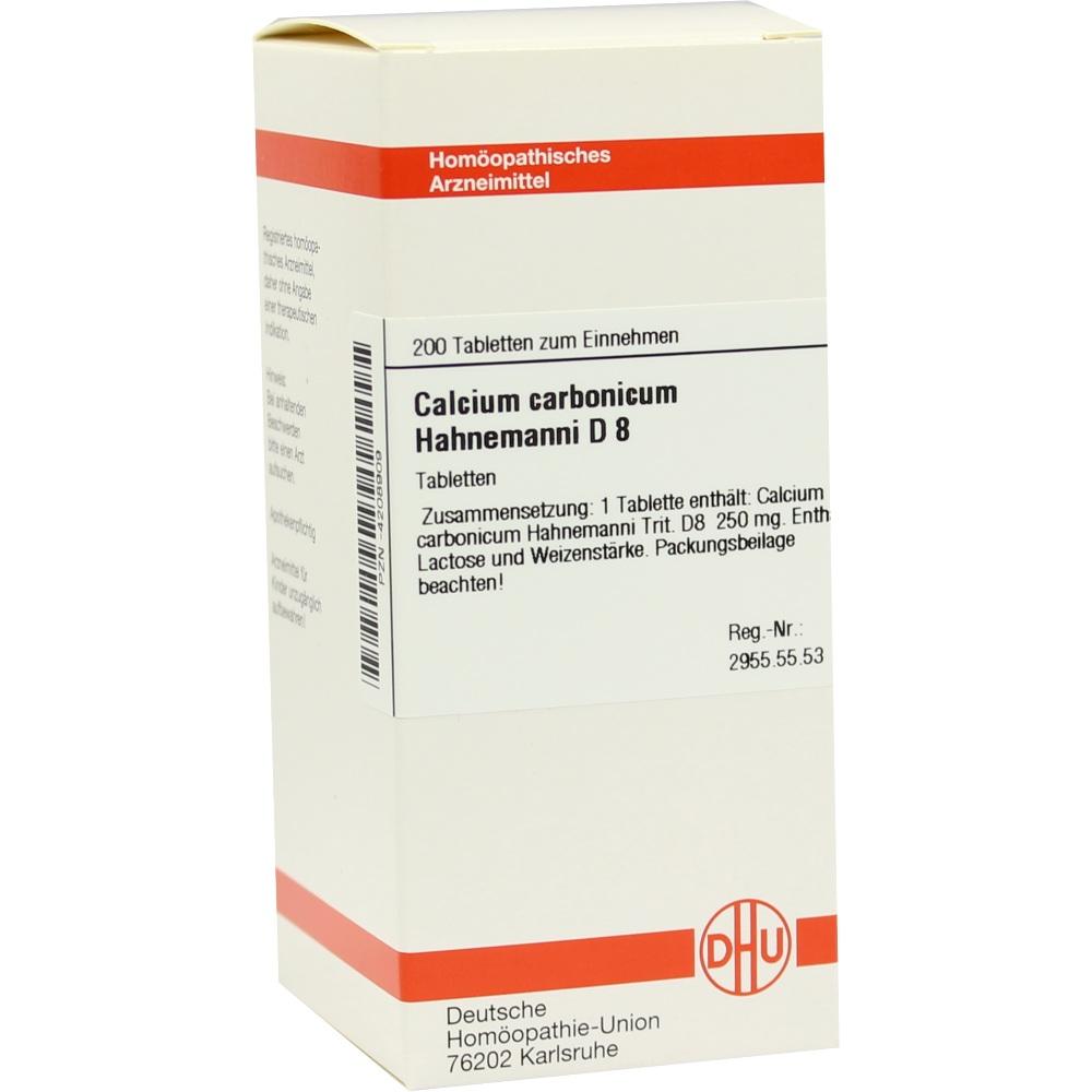 CALCIUM CARBONICUM Hahnemanni D 8 Tabletten 200 St Tabletten