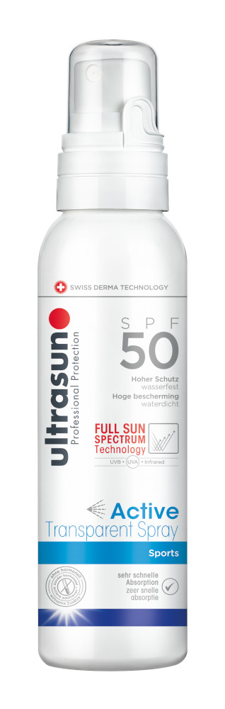 ultrasun Active Transparent Spray SPF 50  150 ml Gel