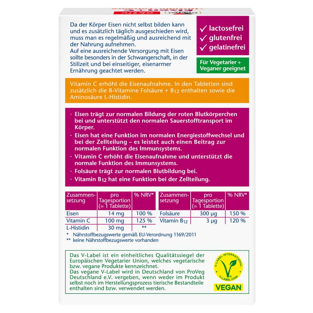 Doppelherz aktiv Eisen + C 120 St Tabletten