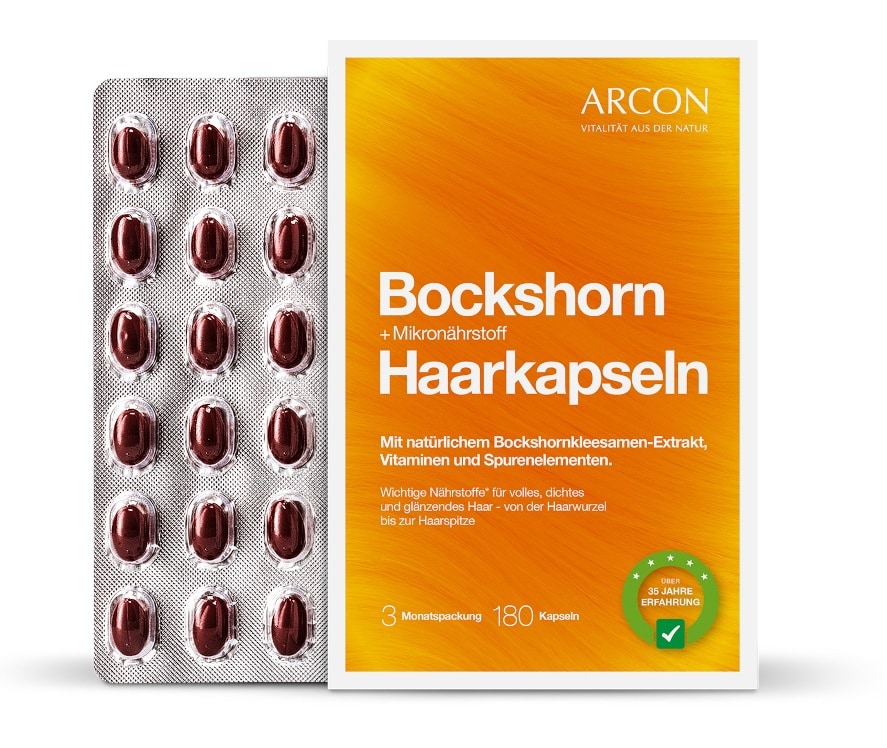 ARCON Bockshorn + Mikronährstoff Haarkapseln 180 St Kapseln