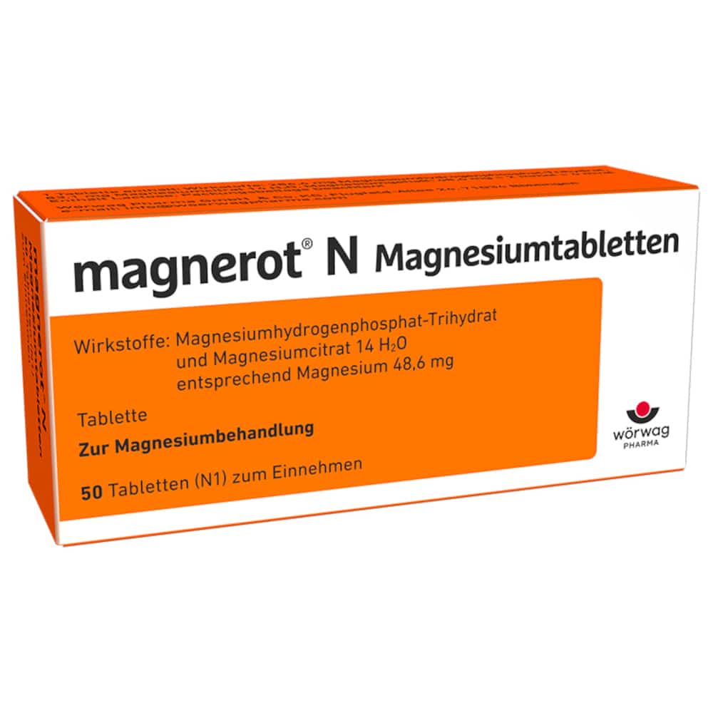 magnerot N Magnesiumtabletten 50 St Tabletten