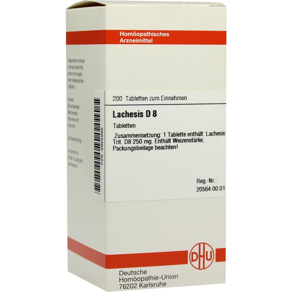 LACHESIS D 8 Tabletten 200 St Tabletten