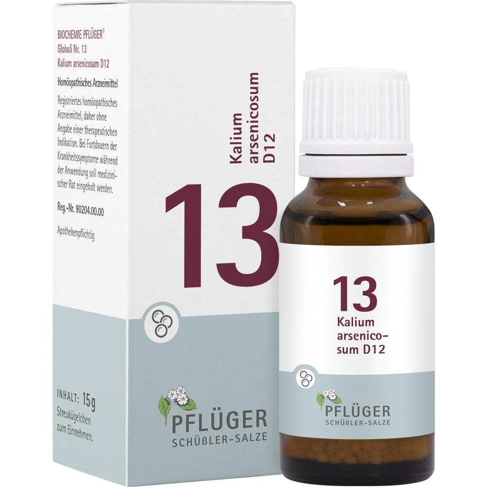 Schüßler-Salz Nr. 13 Kalium arsenicosum D12 15 g Globuli