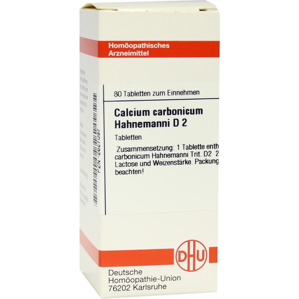 CALCIUM CARBONICUM Hahnemanni D 2 Tabletten 80 St Tabletten