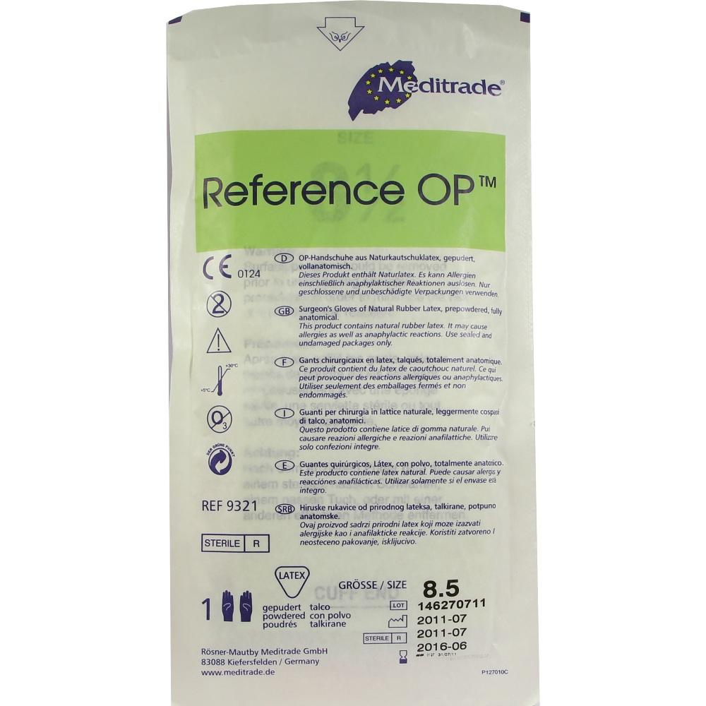 HANDSCHUHE OP Latex Gr.8,5 steril 1X2 St Handschuhe