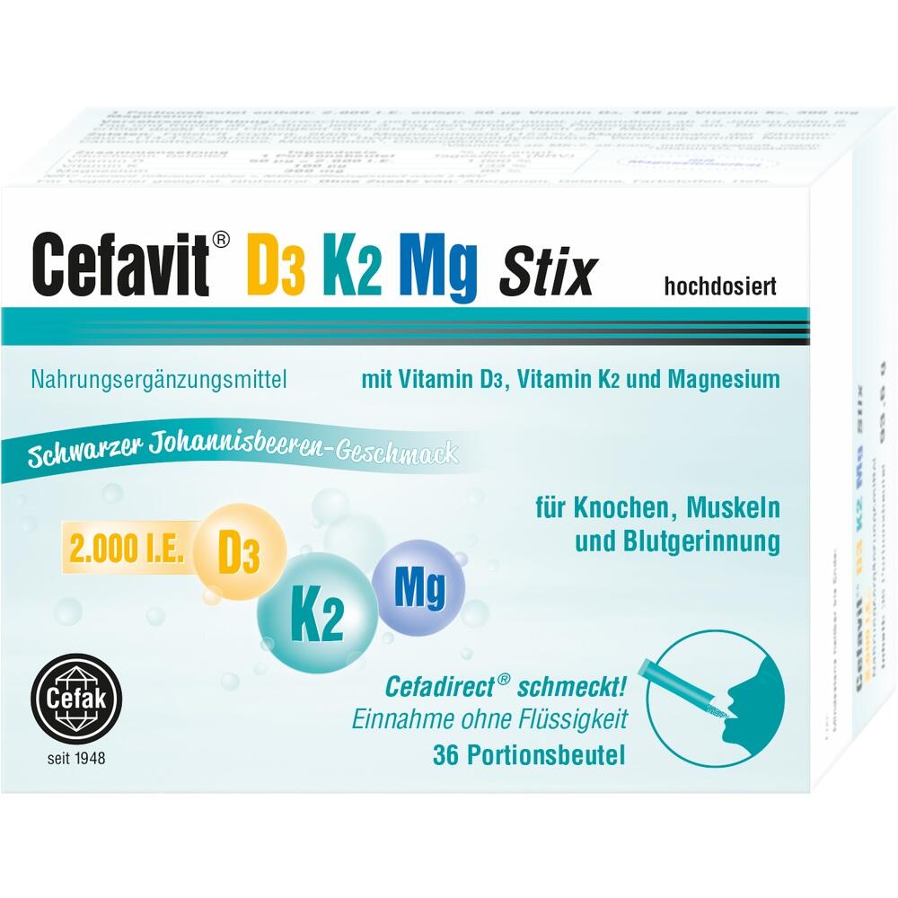 Cefavit D3 K2 Mg Stix  36 St Granulat