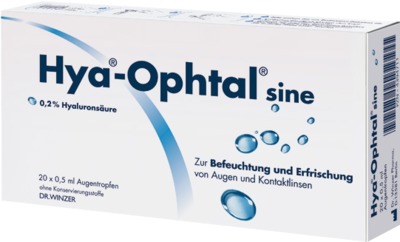 HYA OPHTAL sine Augentropfen 20X0.5 ml Augentropfen