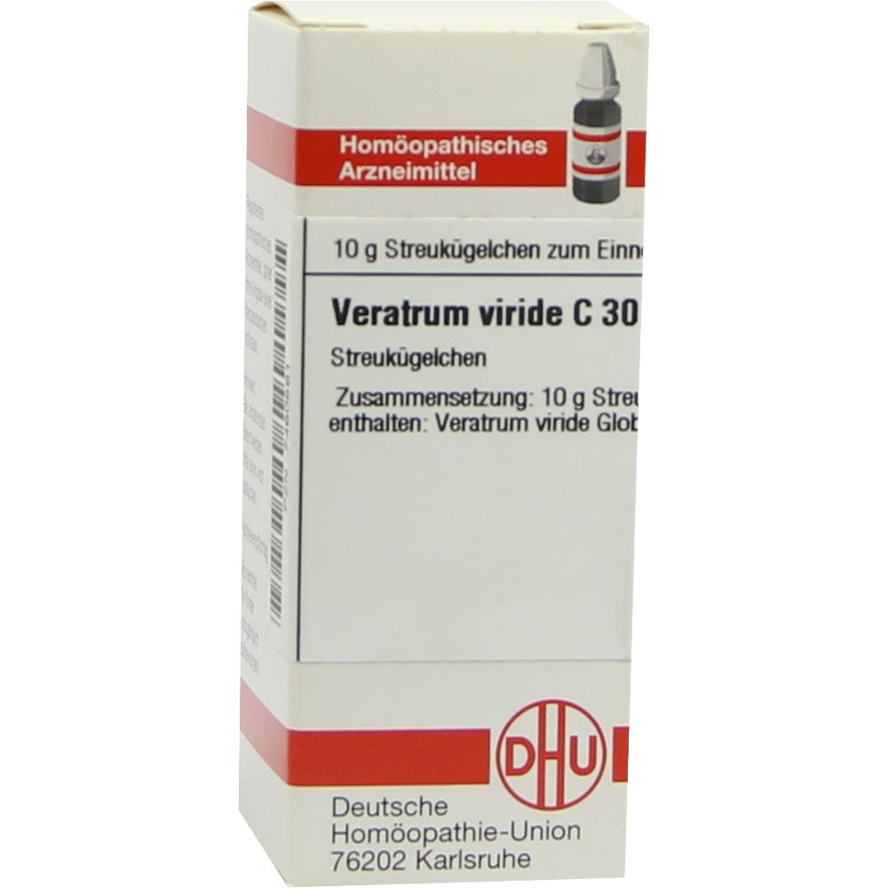 VERATRUM VIRIDE C 30 Globuli 10 g Globuli