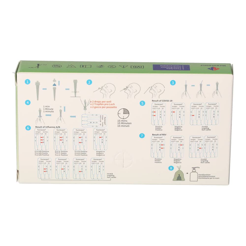 fluorecare Kombi-Testkit Selbsttest 1 St