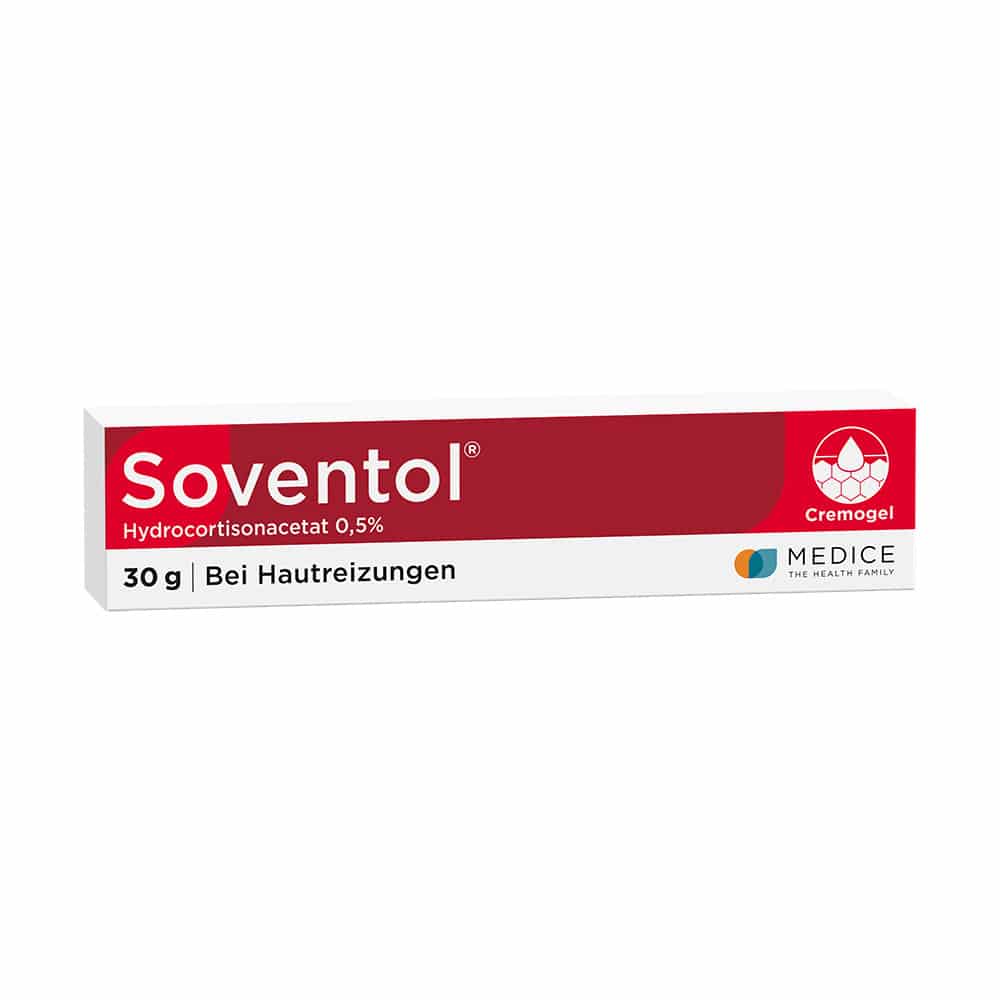 Soventol HydroCortisonACETAT 0,5% bei Hautentzündungen 30 g Creme