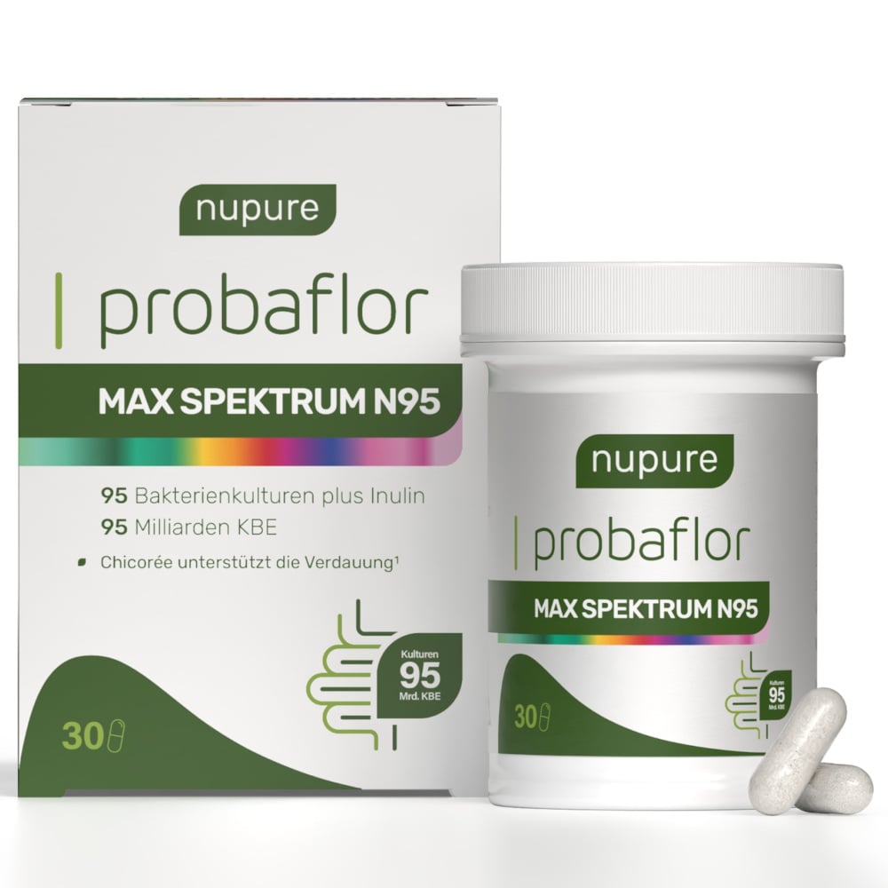 Nupure probaflor Max Spektrum N95 Kapseln 30 St 30 St Kapseln magensaftresistent