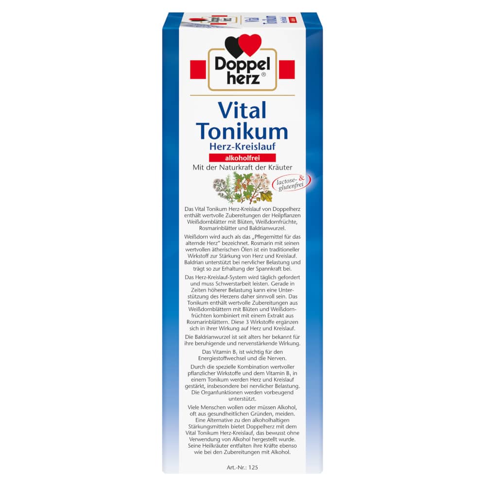 Doppelherz Vital Tonikum Herz-Kreislauf alkoholfrei 750 ml Tonikum