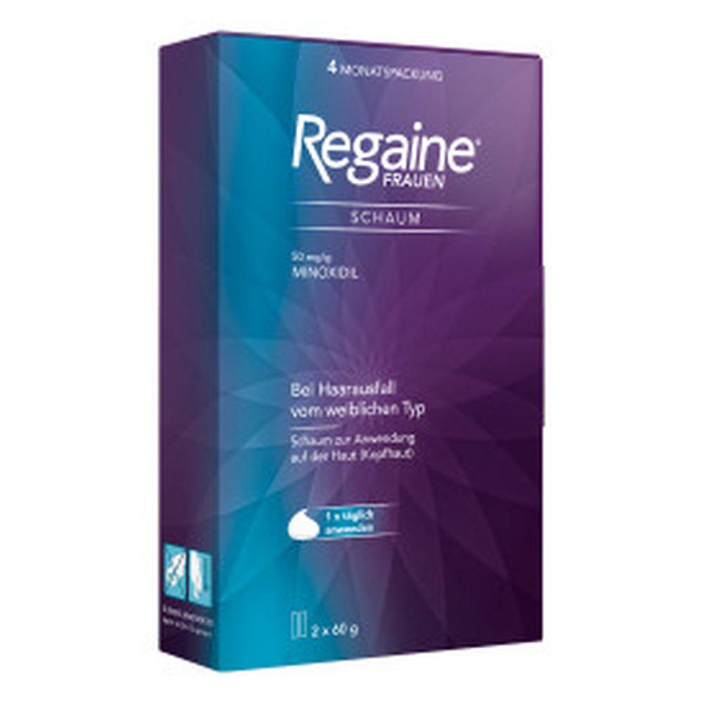 Regaine FRAUEN SCHAUM (4 Monats Packung) bei erblich bedingtem Haarausfall
