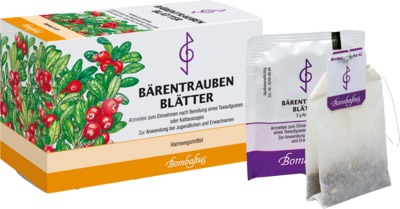 Bombastus BÄRENTRAUBENBLÄTTER  20X3 g Filterbeutel
