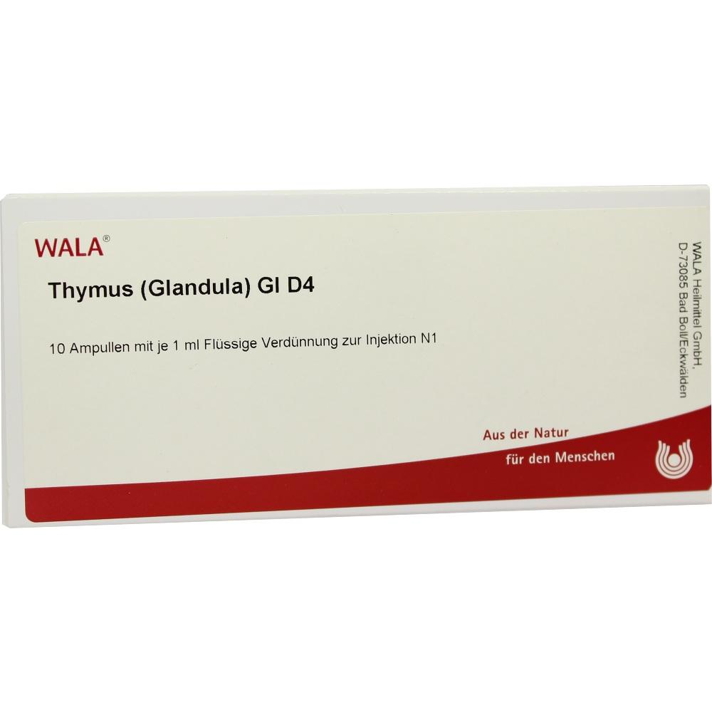WALA Thymus Glandula GL D4 10X1 ml Ampullen