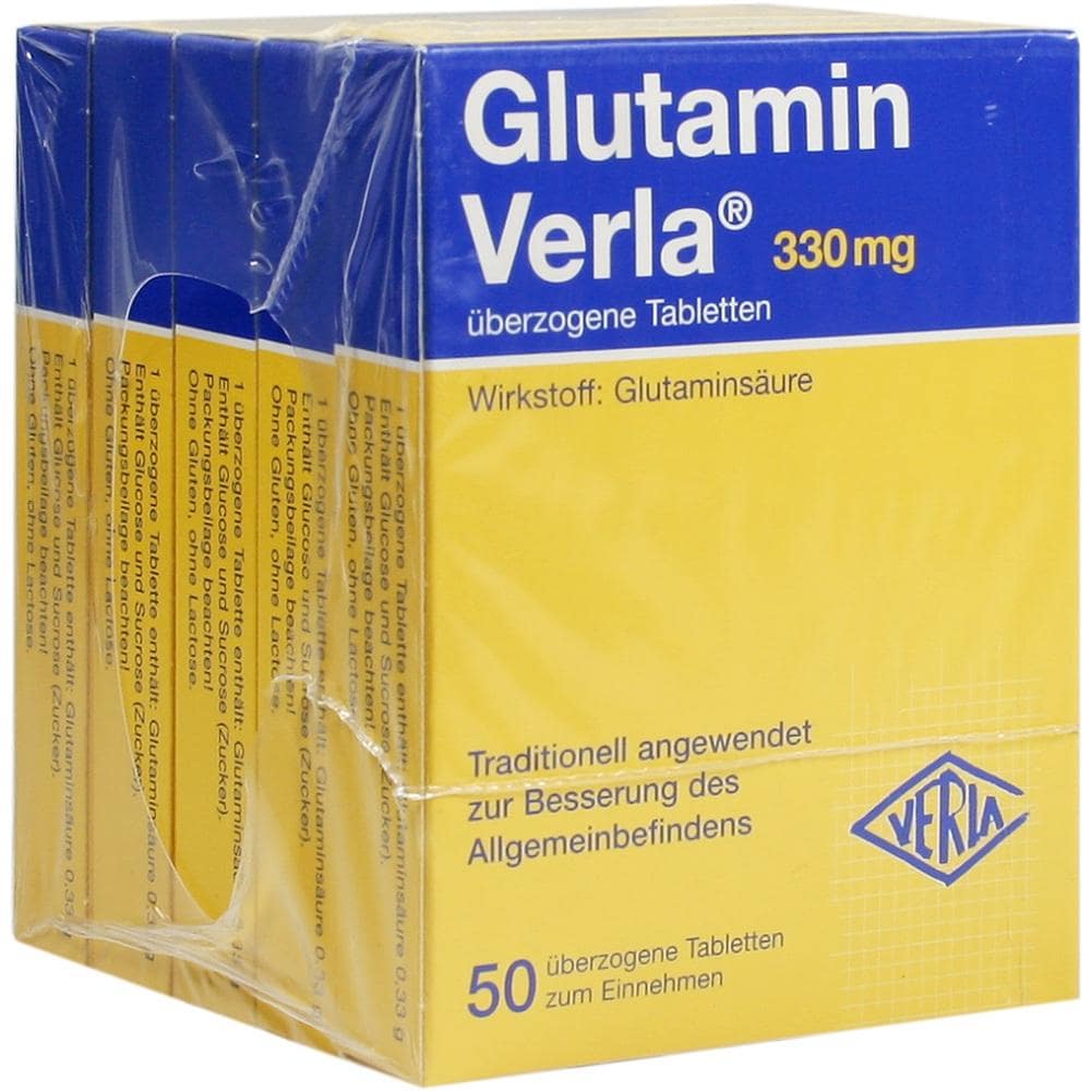 GLUTAMIN Verla überzogene Tabletten 250 St Überzogene Tabletten