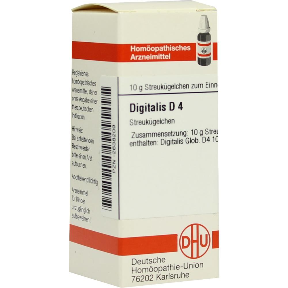DIGITALIS D 4 Globuli 10 g Globuli