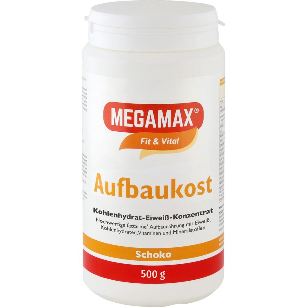 MEGAMAX Aufbaukost Schoko Pulver 500 g Pulver