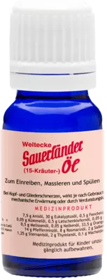 SAUERLÄNDER 15 Kräuter Öl 35 ml Öl