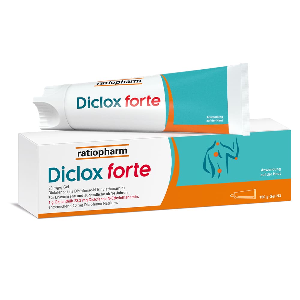 Diclox forte - Schmerzgel 2 %, mit Diclofenac