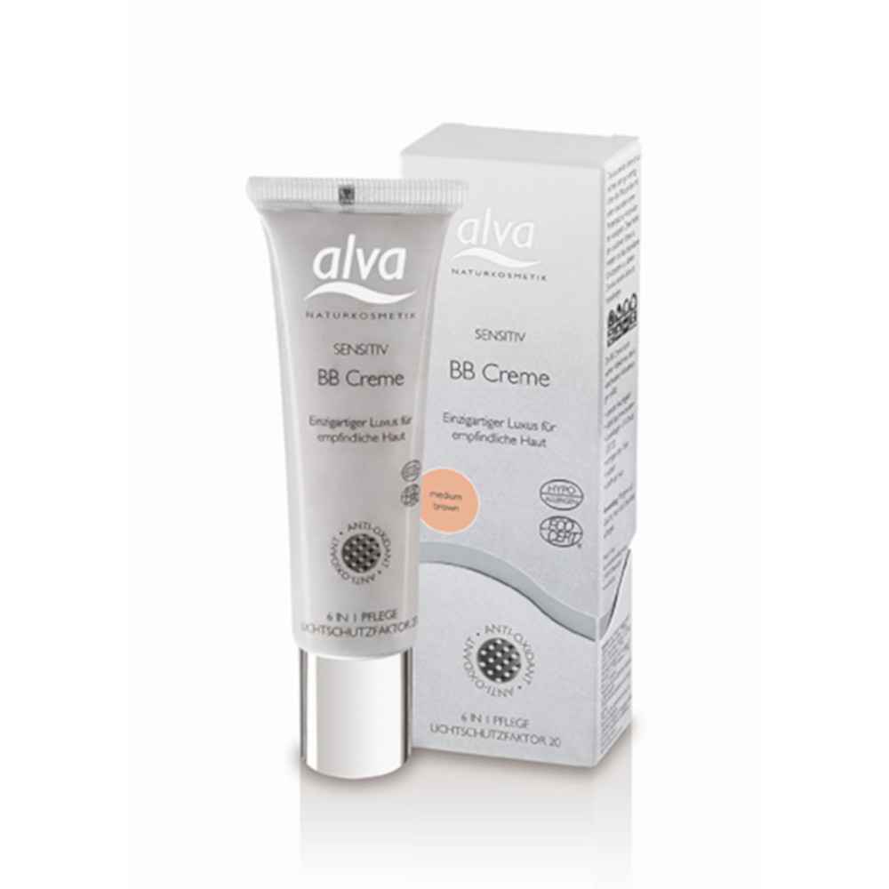 ALVA sensitiv BB Creme medium brown 30 ml Creme