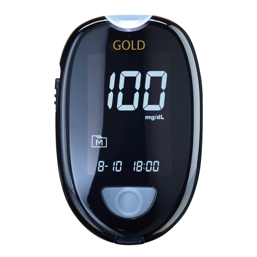 GLUCO CHECK GOLD Blutzuckermessgerät Set mg/dl 1 St