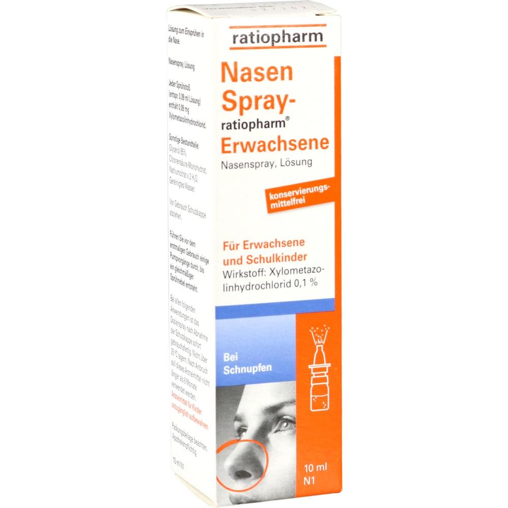 NasenSpray-ratiopharm Erwachsene & Schulkinder 10 ml Nasenspray