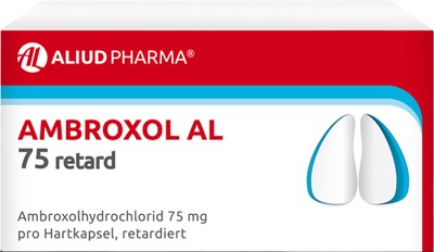 Ambroxol AL 75 retard zur Erleichterung des Abhustens bei erkältungsbedingter Bronchitis (Schleimlöser)